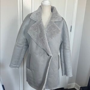 Calvin Klein Gray Teddy Jacket